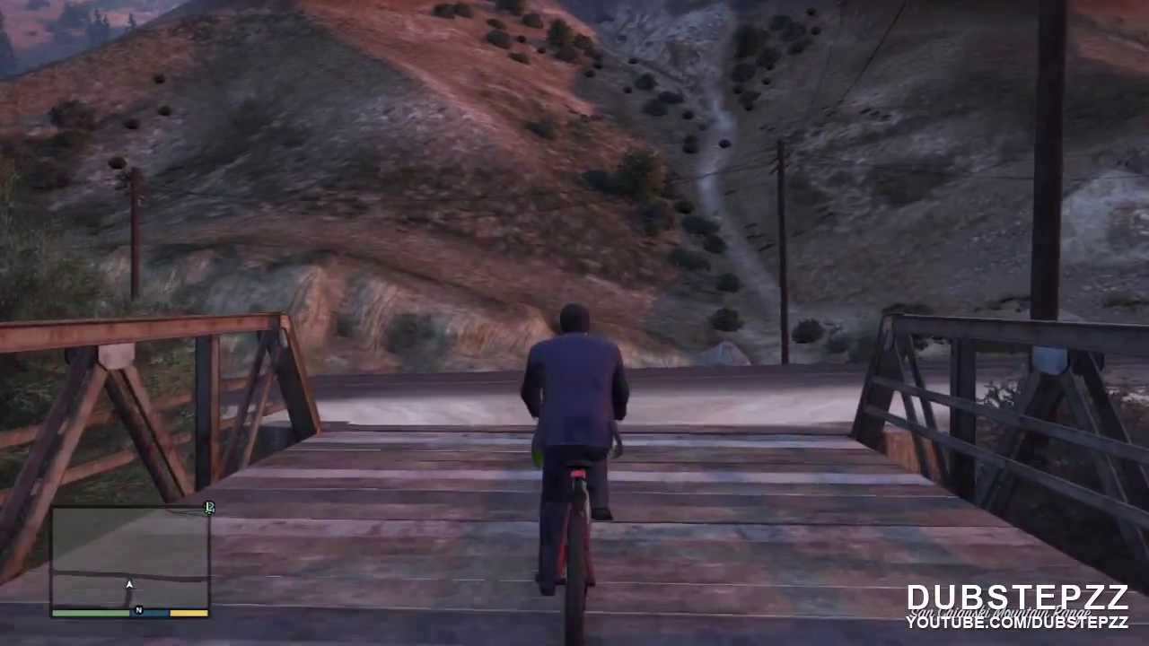 GTA V (5) | Mountain Bike Downhill Gameplay