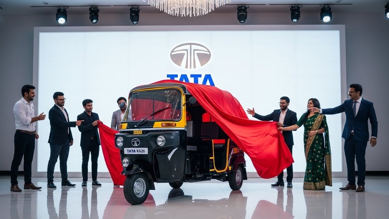 2026 Tata Electric Rickshaw – Luxury Showroom First Look, Premium Design & Stunning Details!
