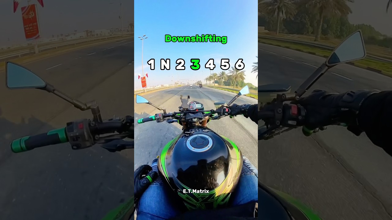 How to shift gears without the clutch on a motorcycle