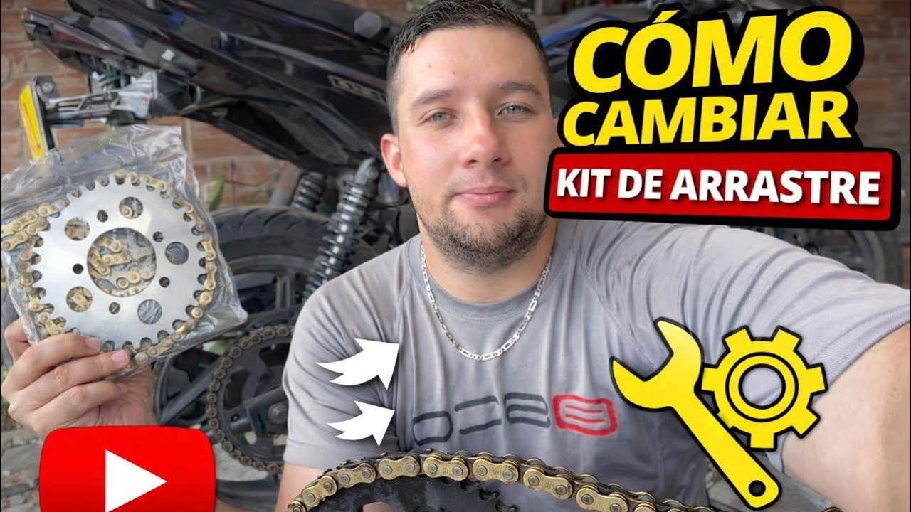 Como cambiar kit de arrastre !!! 