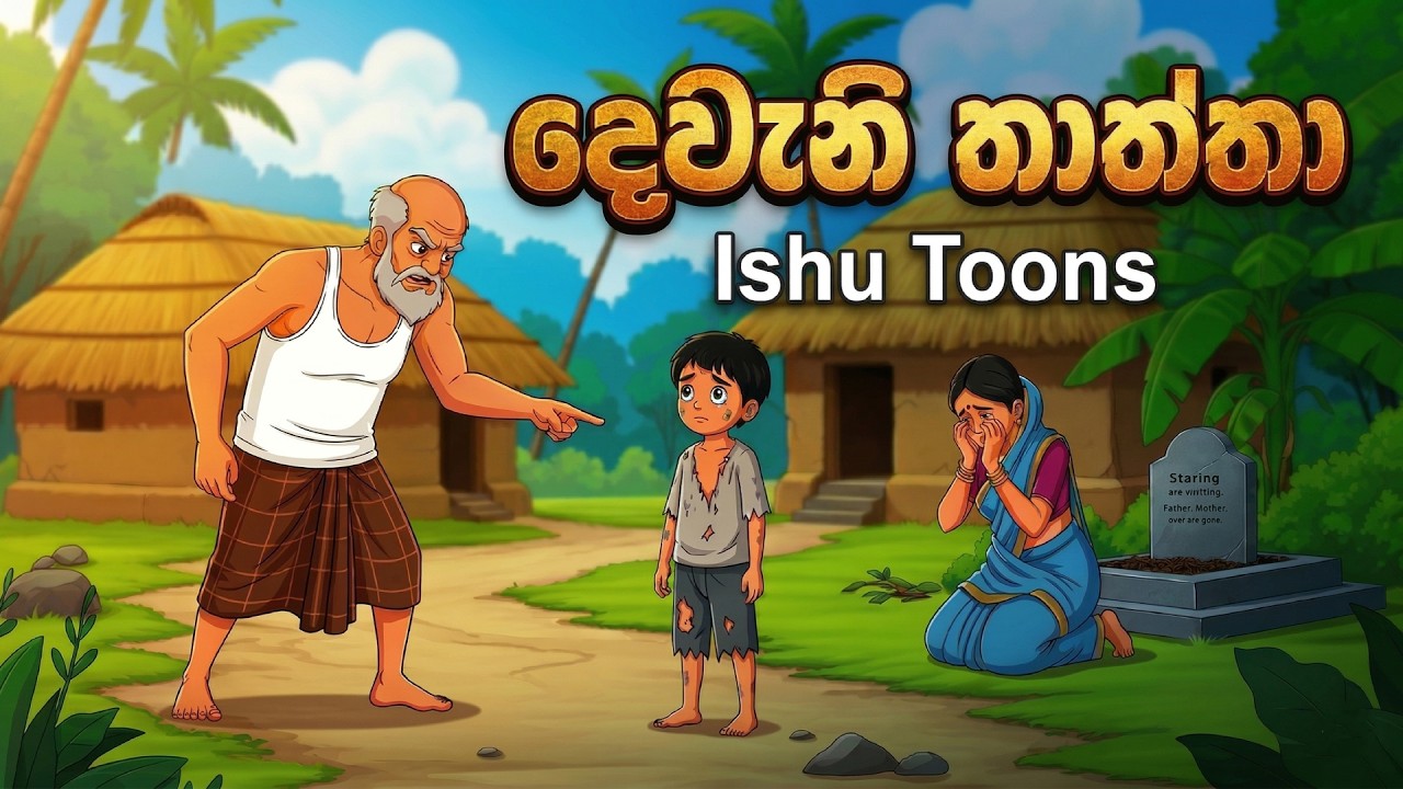 දෙවැනි තාත්තා | Dewani Thaththa | Ishu Toons | katha | Sinhala Cartoon