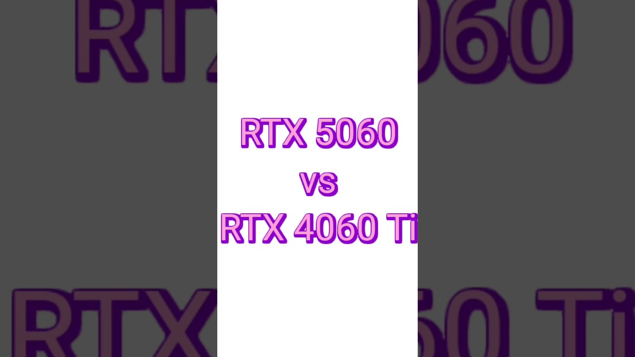 RTX 5060 vs RTX 4060 Ti 16G