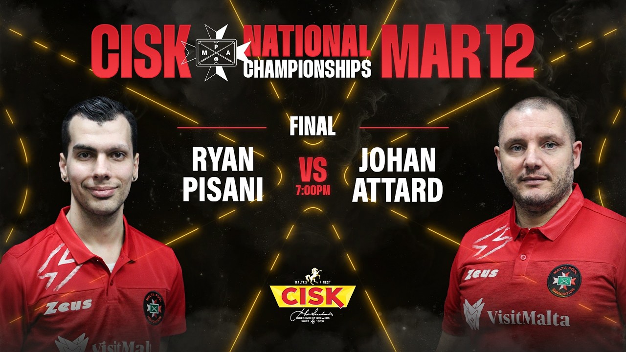 Cisk National Championship | Final | Ryan Pisani vs Johan Attard