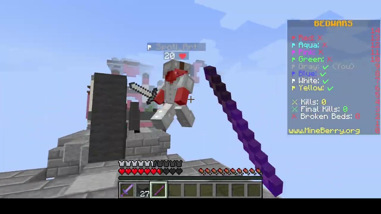 Relaxing Bedwars game - 2