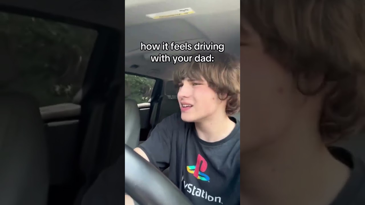 How it feels driving with your dad #viral #trending #entertainment #shorts  #funny
