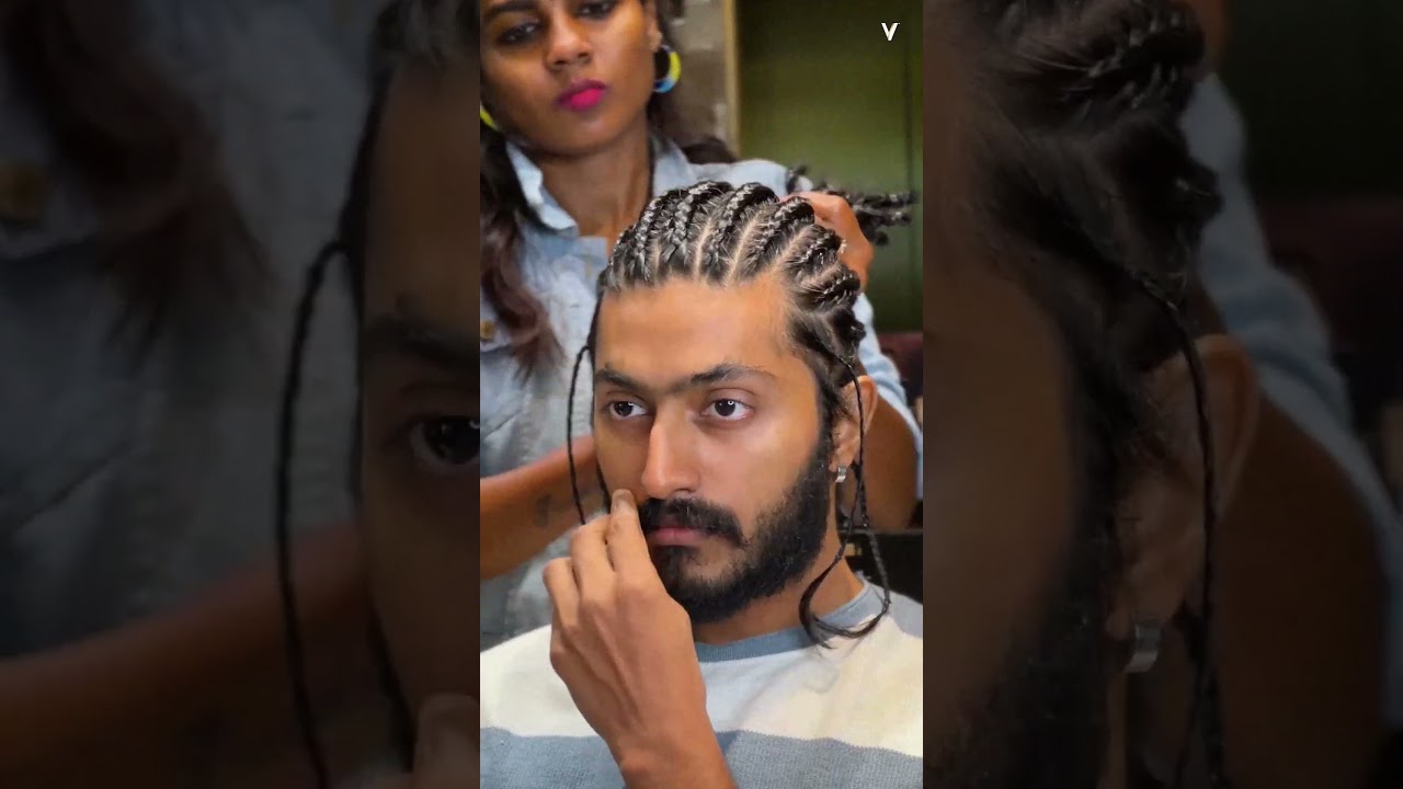 Braided Power Cornrows for Kings😎 #cornrowbraids #BraidedStyle#CornrowsForMen#BraidsWithAttitude