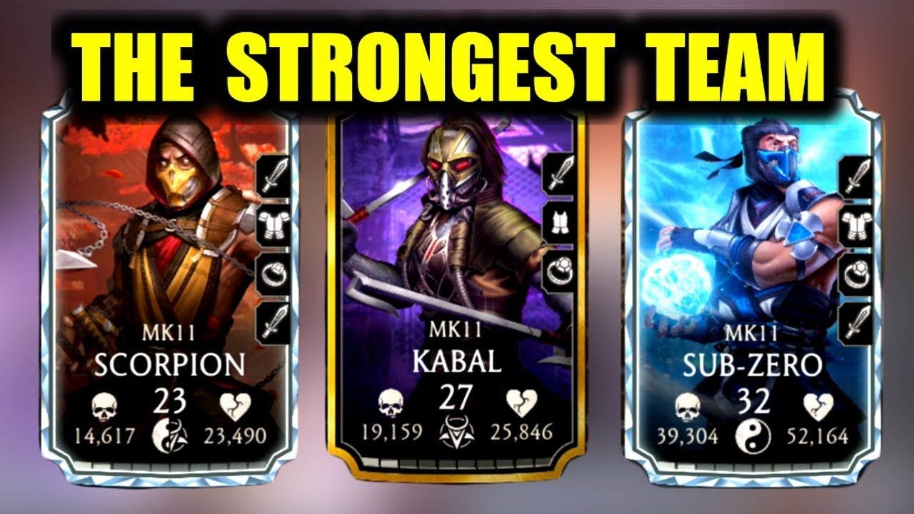 MK Mobile. Team Kabal. The Strongest Character of MK Mobile. MK11 Kabal is Insane