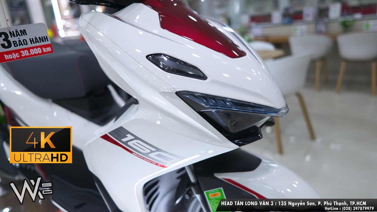 Honda AirBlade 160 ABS 2026 - Biało-Czerwony - Walkaround