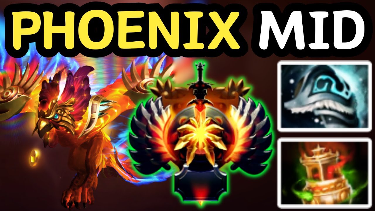 🔥 INSANE FIRE DAMAGE — MID PHOENIX MAKES EVERYONE MELT | DOTA 2 🔥