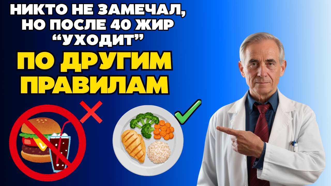 После 40 диеты ломают метаболизм: вот почему вес стоит..