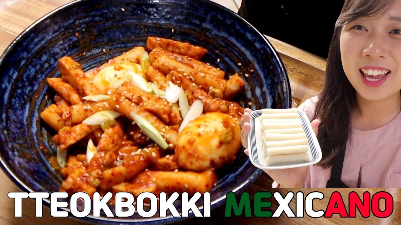 Tteokbokki Mexicano - Como hacer tteobokki facil comida coreana paso a paso