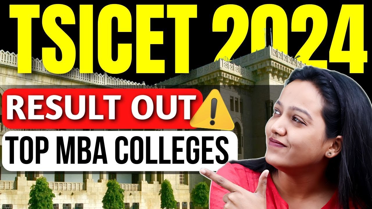 TSICET 2024 Result Out ✅ Top MBA Colleges You Can Target In Telangana State🔥#mba