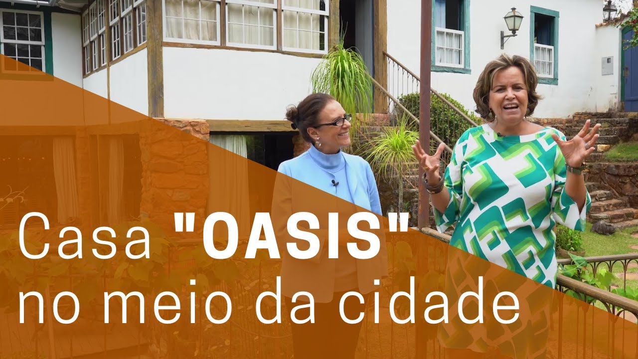 Essa casa é um verdadeiro oásis no meio da cidade de Tiradentes