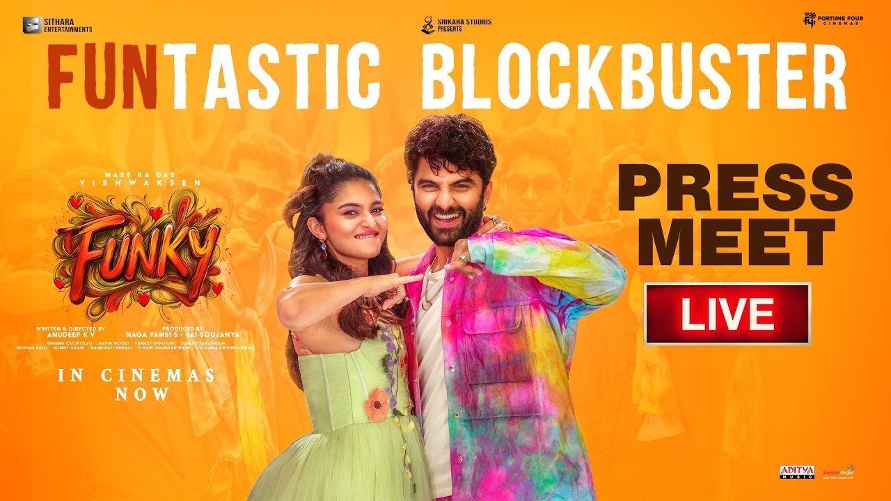 FUNKY Funstastic Blockbuster Press Meet LIVE | Vishwak Sen, Kayadu Lohar |Anudeep | TeluguOne Cinema