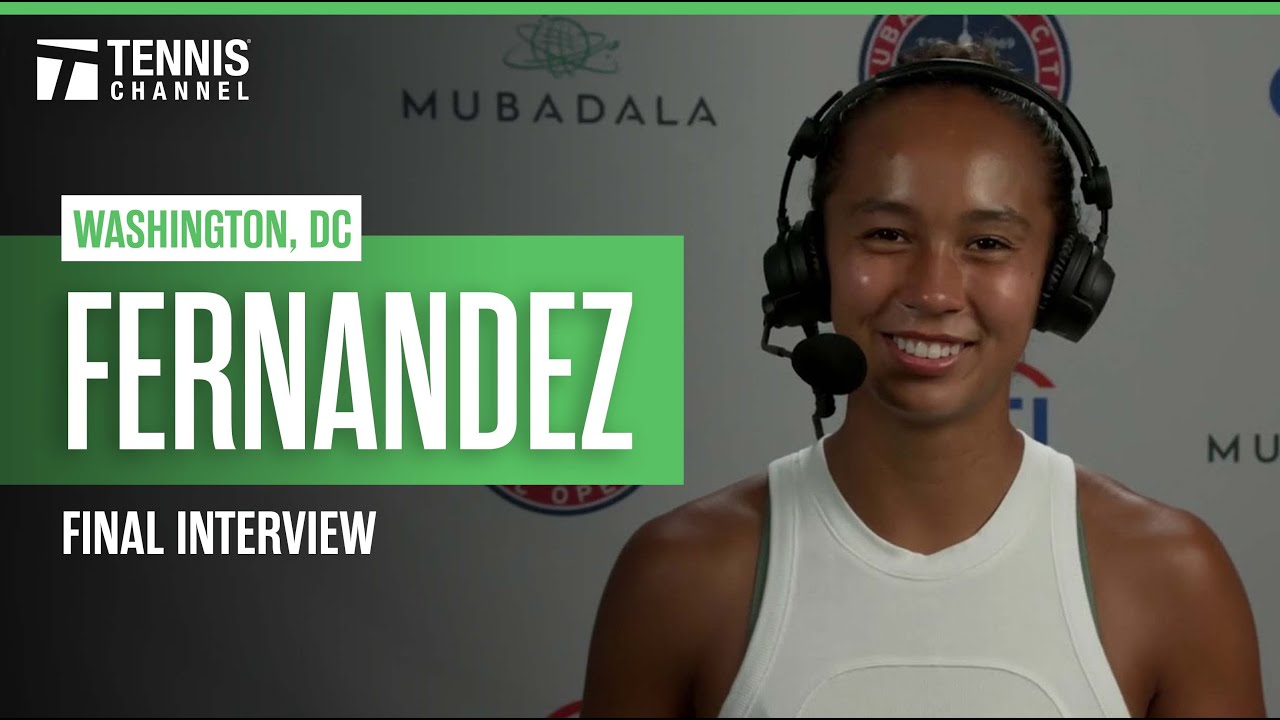 Leylah Fernandez dishes on D.C. title win and her date 👀