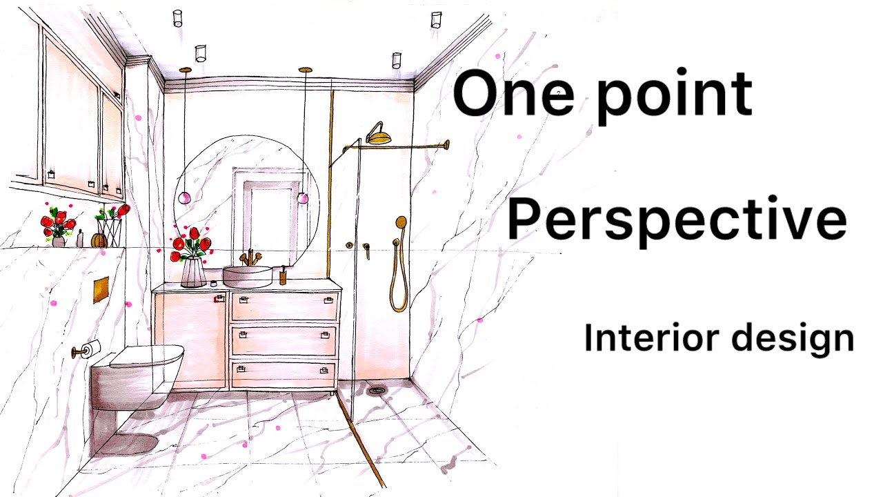 one point perspective : drawing one point perspective