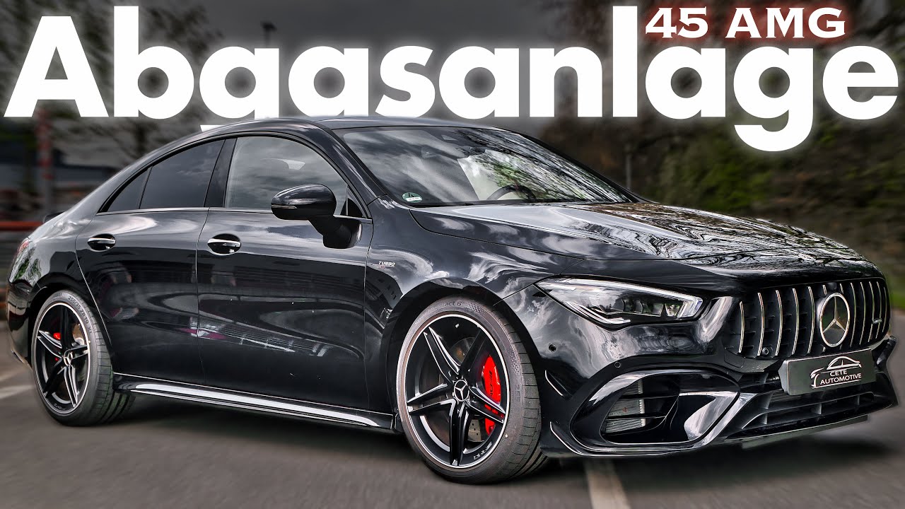 Brutaler Sound mit 90mm Abgasanlage f&uuml;r Mercedes Benz CLA 45s AMG (C118) | Cete Automotive