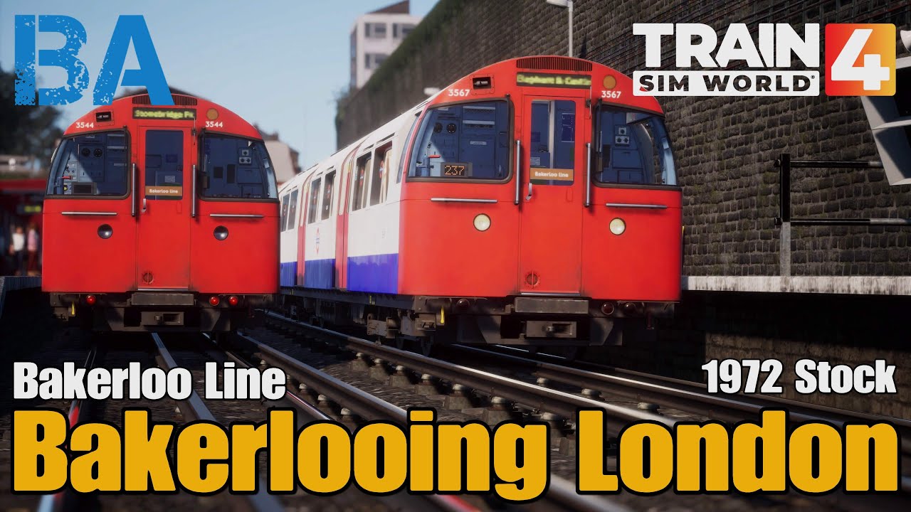 Bakerlooing London - 1972 Mark II Stock - Bakerloo Line - Train Sim World 4