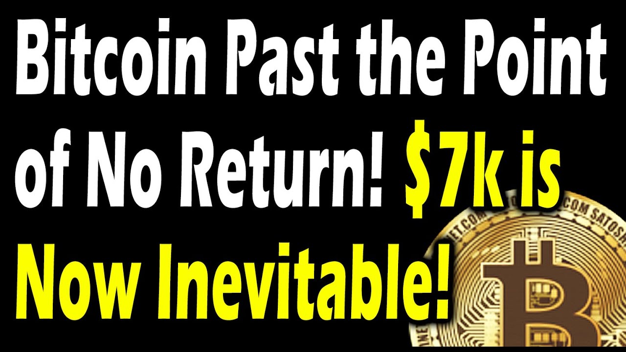 Bitcoin past the point of no return! Crash to $7k now Inevitable!