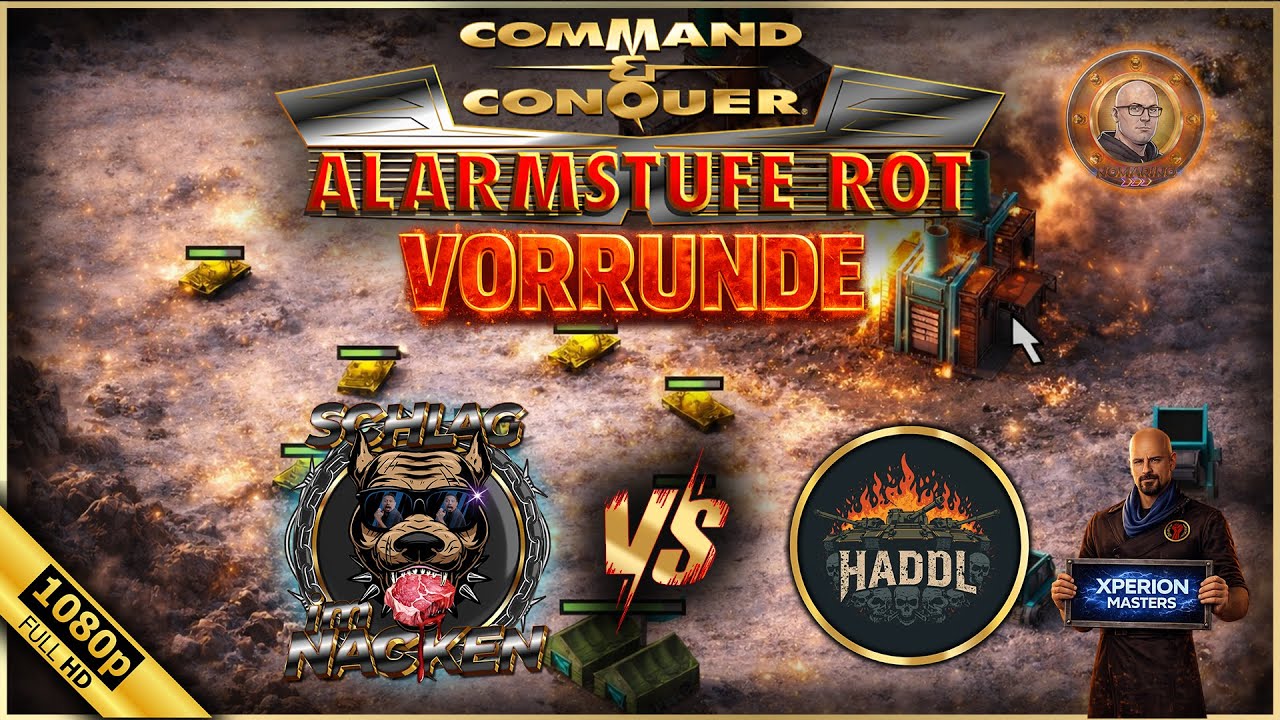 🚨 SCHLAGIMNACKEN vs HADDLE – ALLIIERTE VS ALLIIERTE🚨C&C RED ALERT XP MASTERS  @XPERION_DE  ​