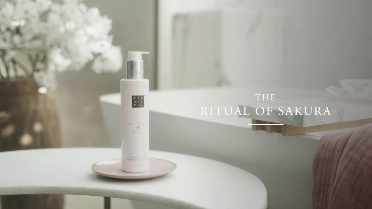 How to use: The Ritual of Sakura Shower Oil | Rituals