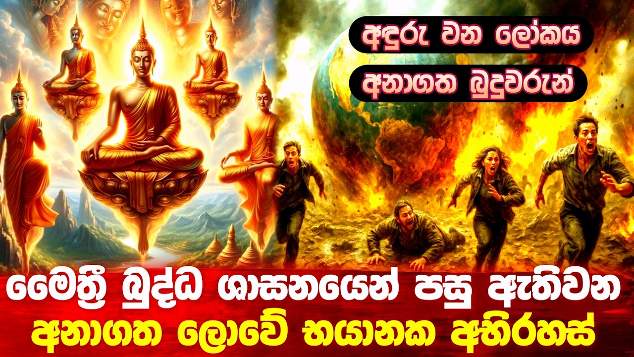 මෛත්‍රි බුද්ධ ශාසනයෙන් පසු ඇති වන අනාගත ලොවේ අභිරහස් #buddha #bana #srilanka 