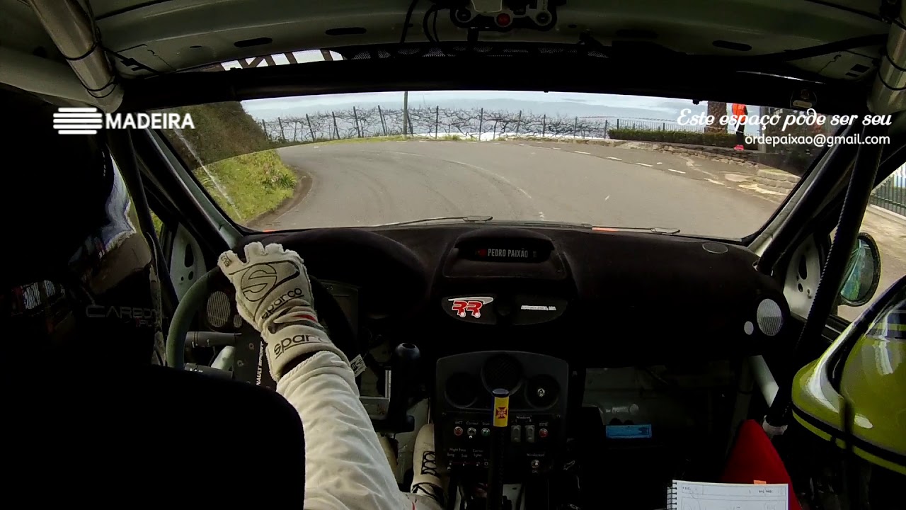 Onboard Pedro PAIXÃO - Jorge HENRIQUES #7 Renault Clio R3 5ª Pec  Rali de São Vicente 2018
