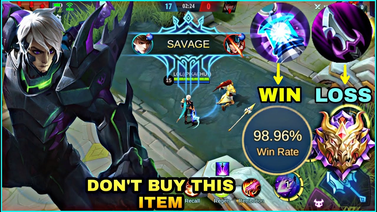 Gusion Best Build INSANE DAMAGE  | Top 1 Global Gusion Build | Mobile Legends