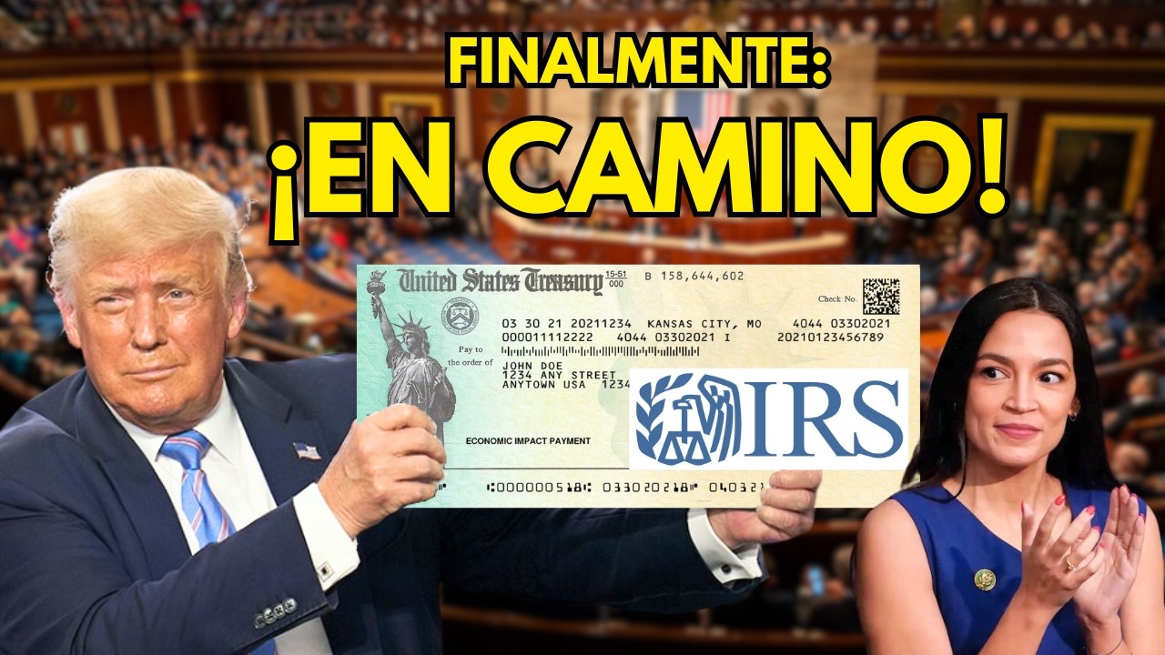 CONGRESO DE EE.UU. APRUEBA ENVIAR LOS CHEQUES DE TRUMP A TODO EL PUEBLO AMERICANO: MONTO Y FECHAS!