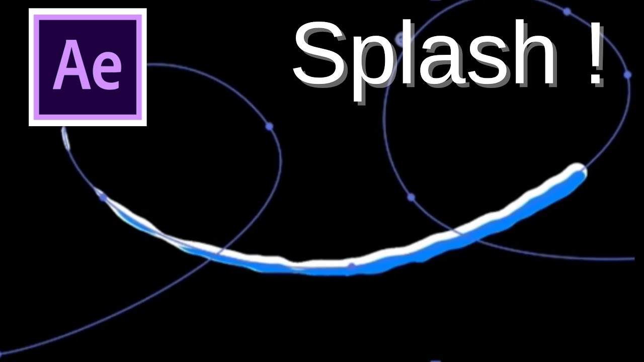 After Effect Water Splash Animation Tutorials