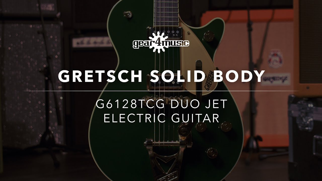 Gretsch G6128TCG Duo Jet Electric Guitar Demo
