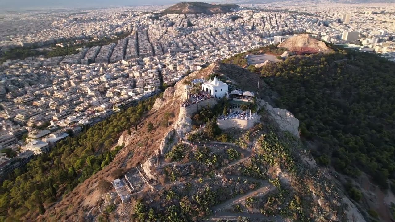 Lykavitos view from drone
