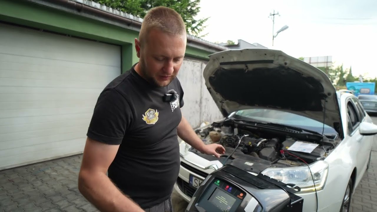 Citroen c5 2,0 Hdi przyjechał na czyszczenie Fap-a maszyną Forte Power Clean