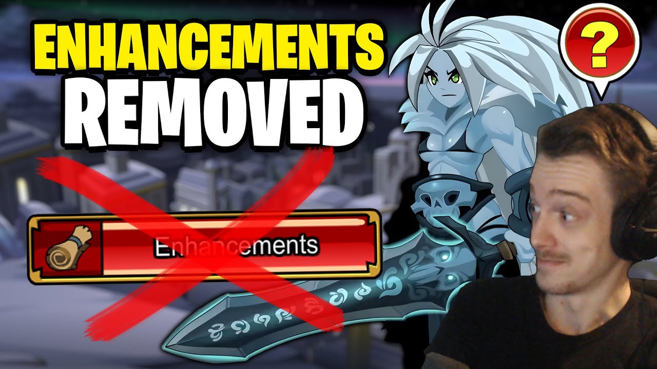 Enhancements are GONE! AQW Infinity New Milt Set! AQWorlds