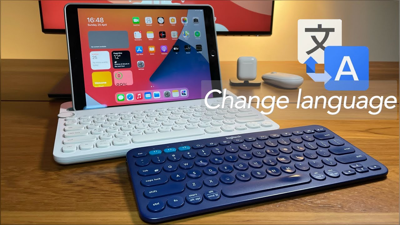 Как изменить язык на K380 и K480 (для iPad и iPhone)
