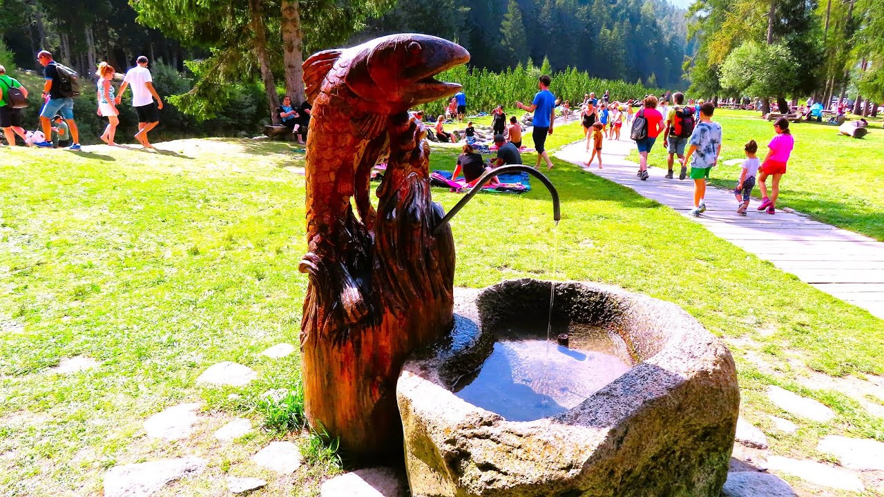 La Cascata dell'Acqua Seria e il Parco della Val Sozzine a Ponte di Legno