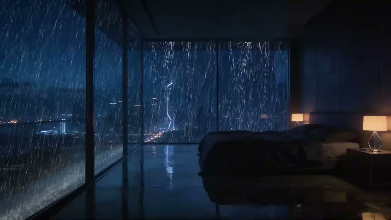 10 Hours Rain on Tent for Deep Sleep, Study Focus & Stress Relief Night