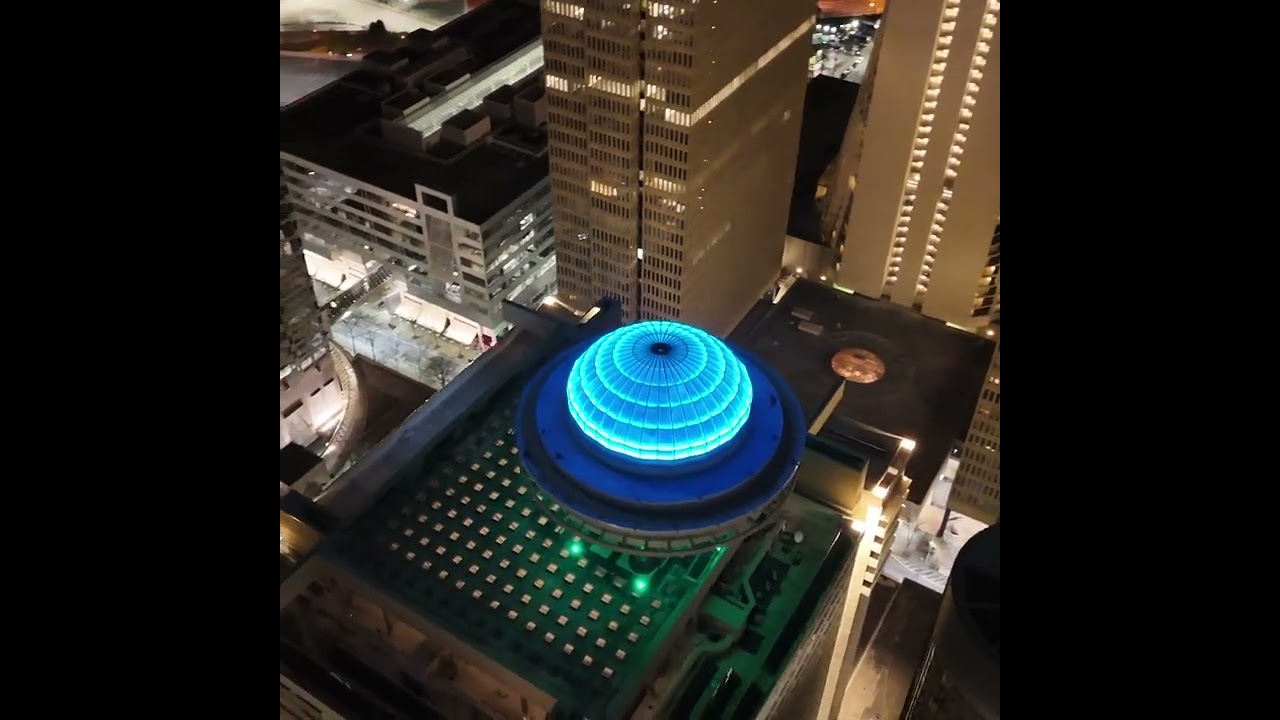  Atlanta night sky view 2025.