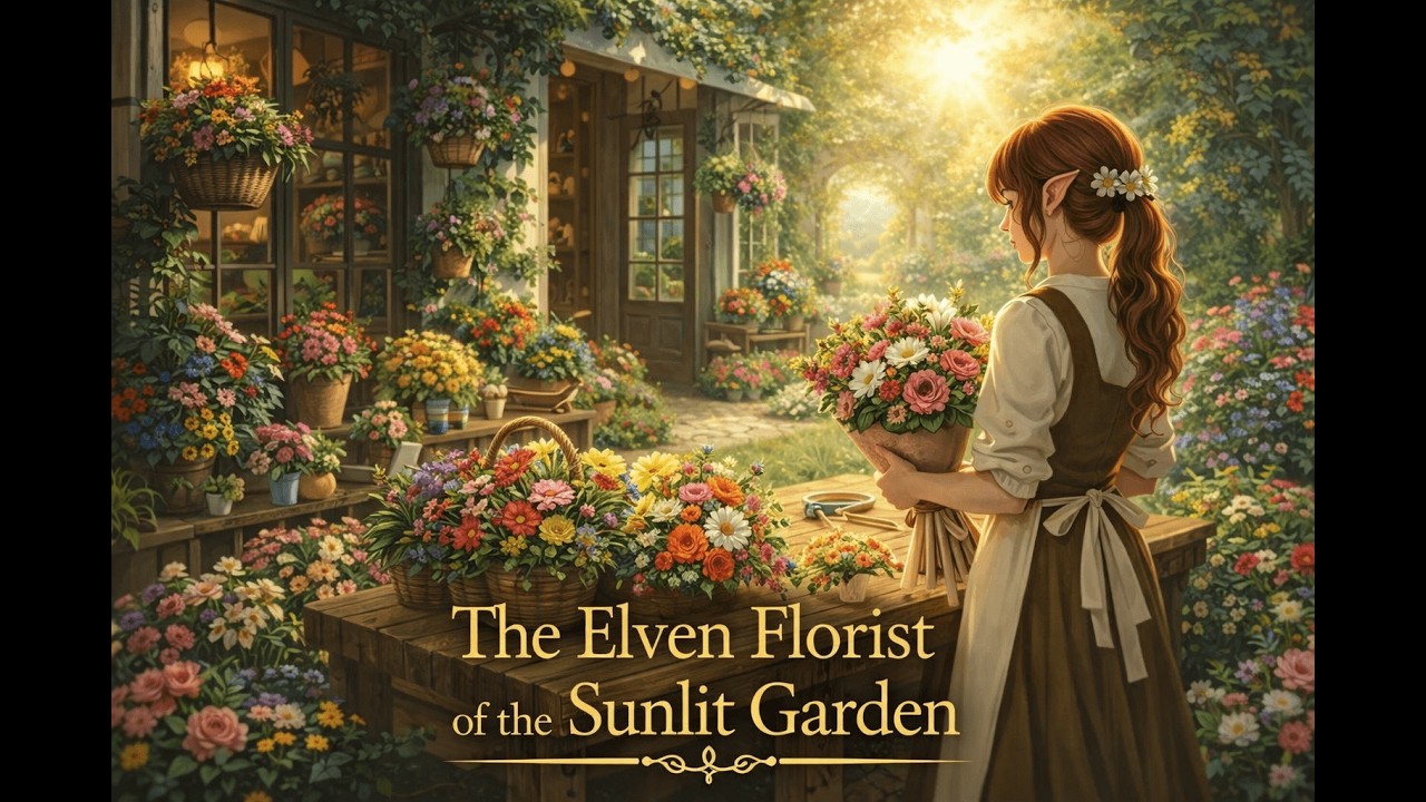 The Elven Florist of the Sunlit Garden – Calm Celtic Fantasy Music (No Lyrics)