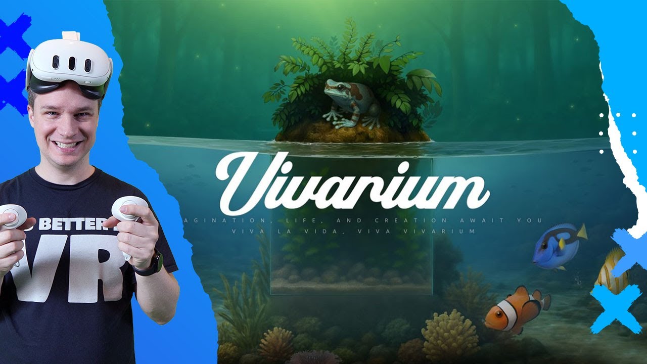 In Vivarium we can create our own terrarium or aquarium in VR