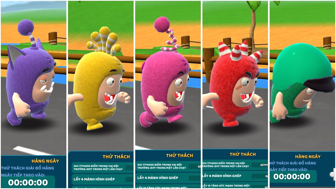 🚀😂Oddbods Jeff 🆚 Oddbods Bubbles 🆚 Oddbods Newt 🆚 Oddbods Fuse 🆚 Oddbods Zee 🆚 Oddbods Slick