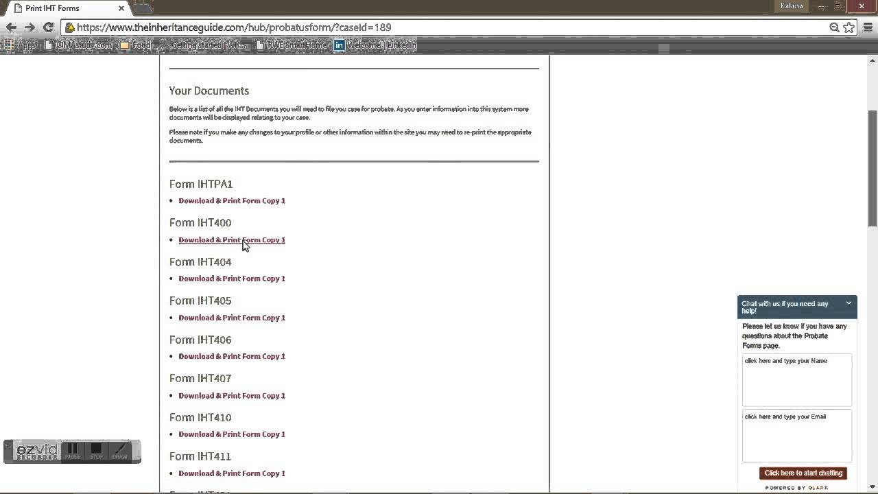 Probate Forms