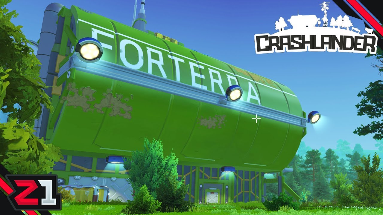 Did We Find HQ ?! Scrap Mechanic Crashlander [E2]