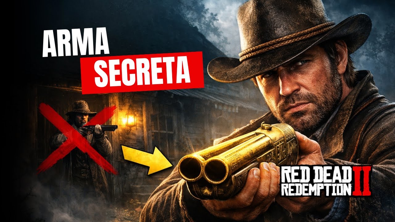 PEGUE COMIGO A ESCOPETA RARA do Eremita no Red Dead Redemption 2 (Arma Secreta)