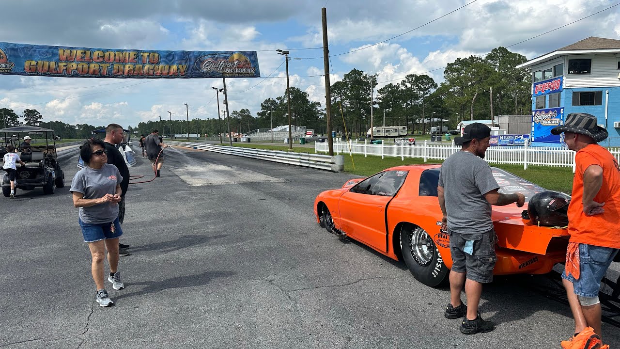 Doing some pre NPK testing with the new car at Gulfport Dragway
