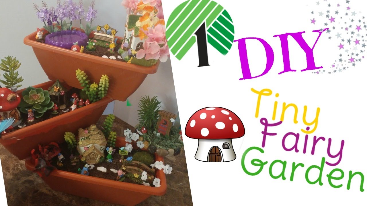 DOLLAR TREE DIY** FAIRY GARDEN** PROJECT SHARE