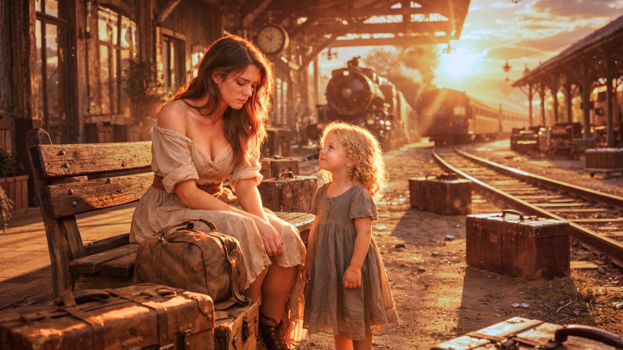 The Rejected Bride Sat At The Station For 3 Days… Then A Little Girl Changed Her Fate