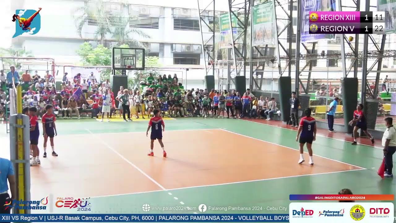 Palarong Pambansa 2024 - Volleyball Boys (Elem.) | LIVE | Match 13: Region XIII VS Region V