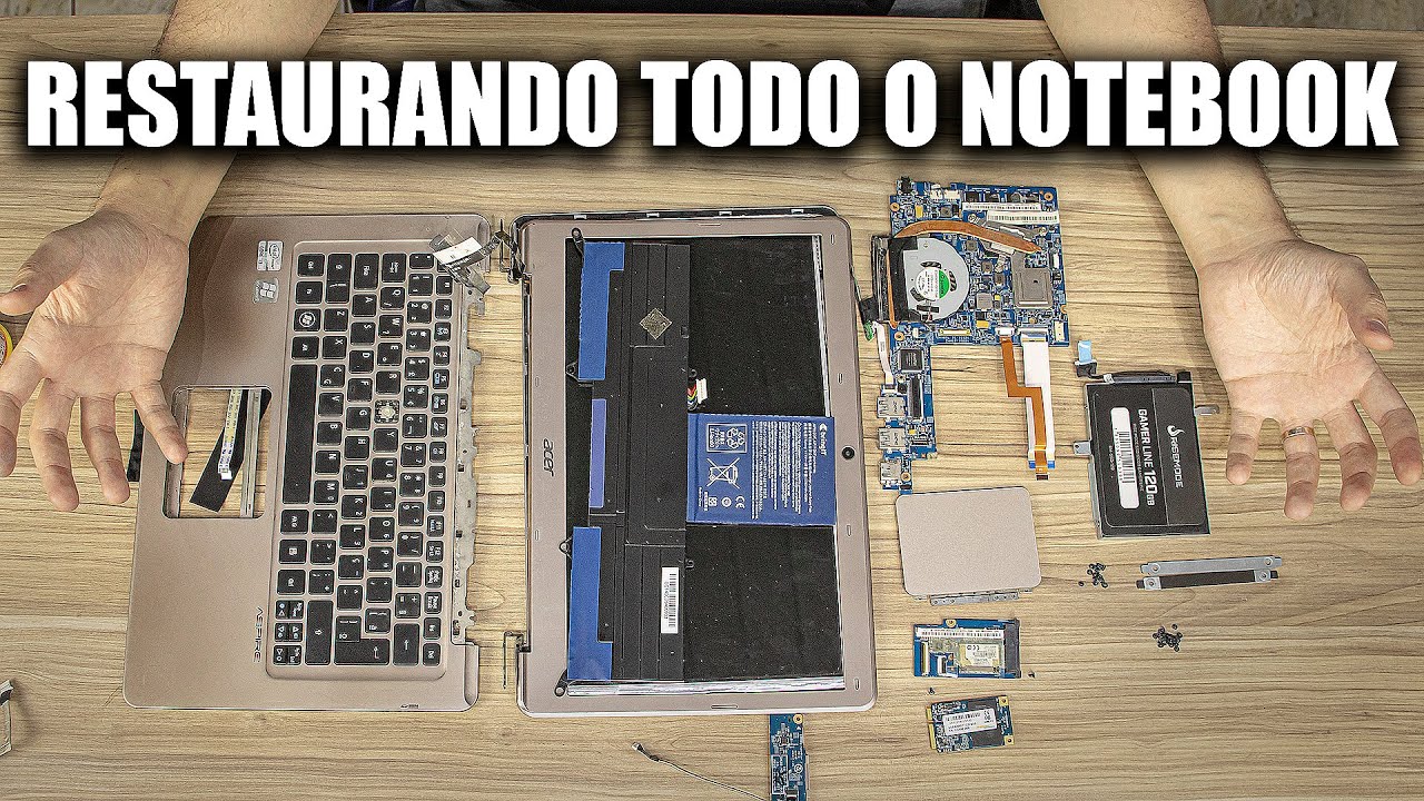 RESTAURANDO UM NOTEBOOK ENCONTRADO NO DESCARTE, EP. 4