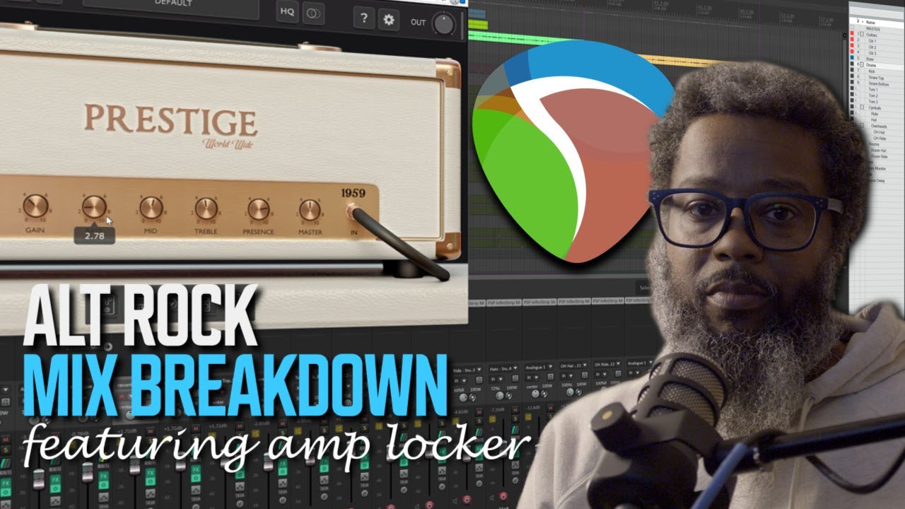 #Mixing in #REAPER7 - Alt-Rock Mix Breakdown featuring Audio Assault Amp Locker